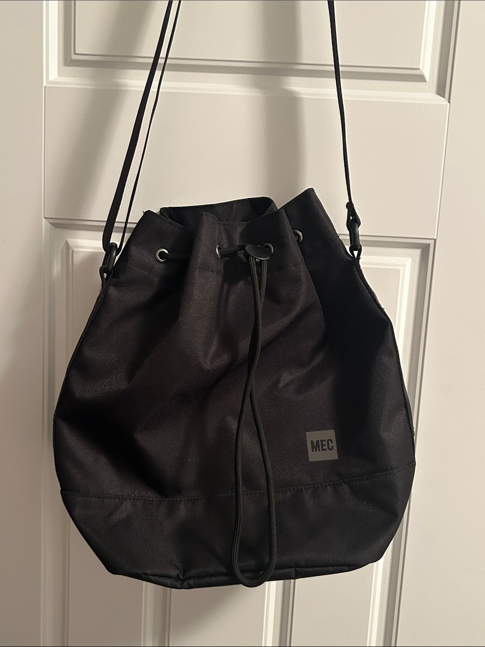 Square MEC drawstring purse